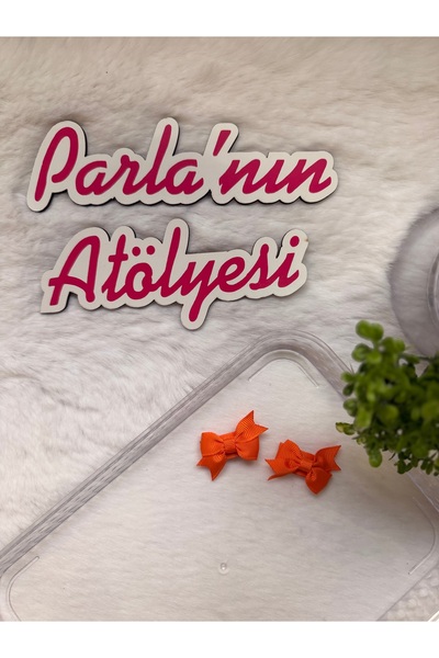 SOFT Narandžasta boja, dvostruka ivica, mala kopča sa kopčanjem