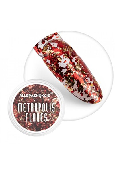 Allepaznokcie Allepaznockie Metropolis Flakes No. 6 Nail Art Decoration