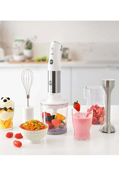 ALSAIF 5-In-1 Electric Hand Mixer 1200 W E02435 Silver/White