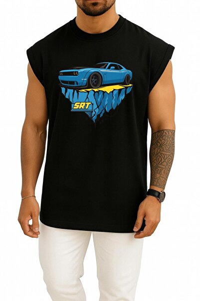 Bahriyeli Collection قصة فضفاضة دودج إس آر تي جوست مطبوع أتليت