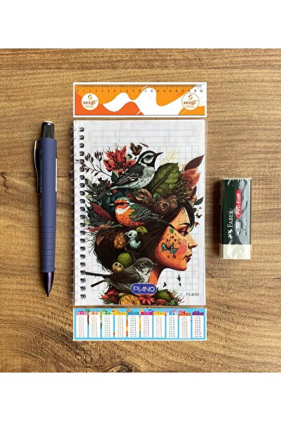 Faber Castell Faber Versatil Kalem Poly Matic 1333-0.7 Mm Future Dusk (Gece Mavisi)+Not Defteri+Silgi