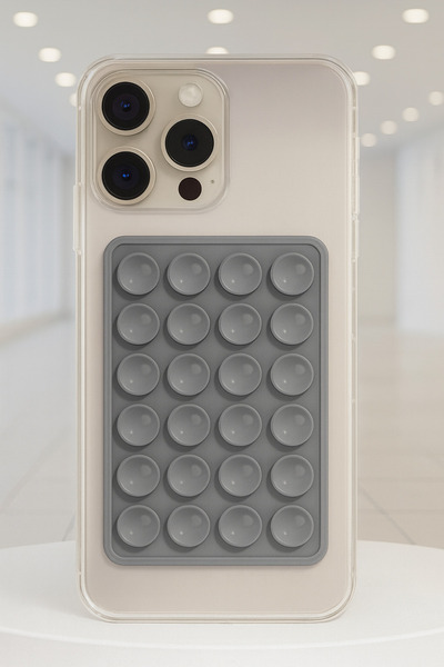 CAMCI 3 Adet (RESİMLERDEKİ VANTUZLAR) Telefon Arkası Slikon Vantuz Telefon Tu...