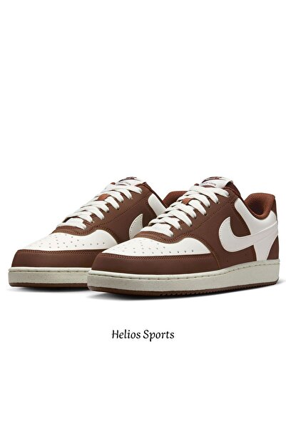 Nike Women's Sports Shoes Court Vision Low Sneaker Women's Brown Shoes