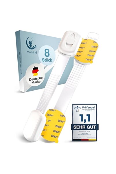 CEDA HOME Set 12 child safety locks, CEDA HOME, strong TESA adhesive, adjustable, BPA-free