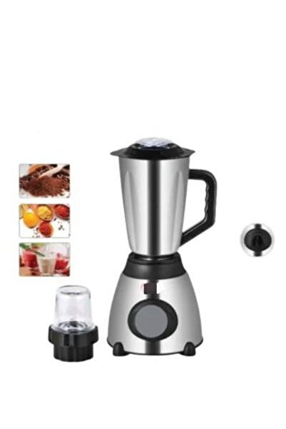 The comprehensive house Stainless steel blender, 5 speeds, with coffee grinder accessory