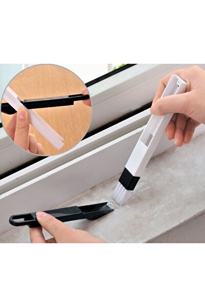 Go İthalat Keyboard and Window Groove Cleaning Brush with Mini Shovel (5273)