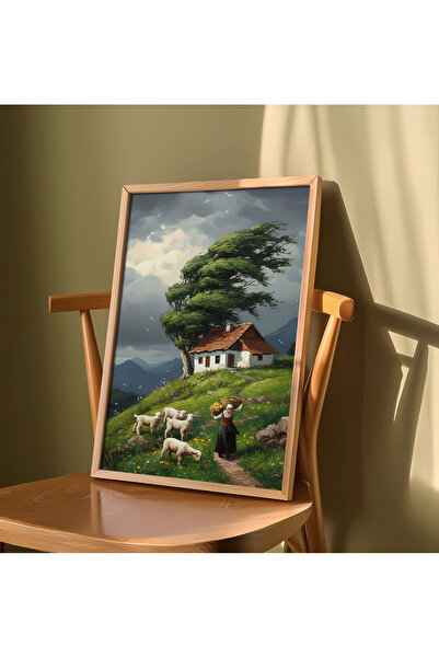 alphobitasarım Pictură uimitoare în ulei, cu aspect de vopsea în ulei, în car...