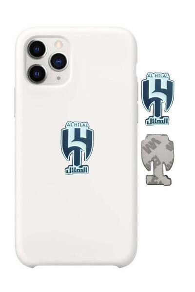 no markte ملصق الهلال الحديث المعدني من عربيست للجوالات والأسطح الملساء