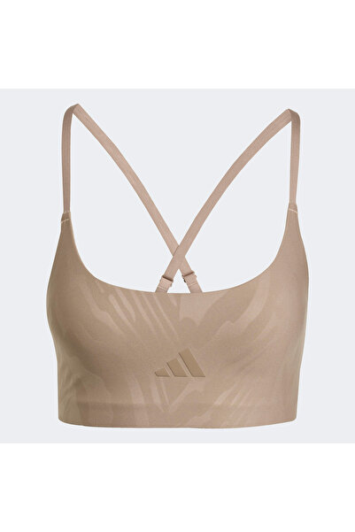 adidas LS All Over Print Kadın Kahverengi Bra