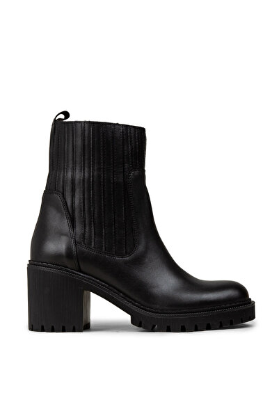 Deery Women's Genuine Leather Black Boots