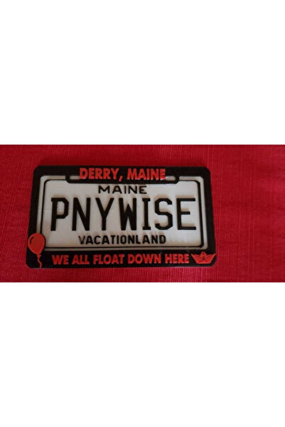 FLEXIS WE MAKE IT POSSIBLE FOR YOU Pennywise Temalı "DERRY, MAINE" Dekoratif ...
