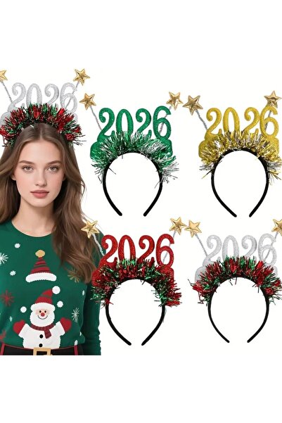 Yılbaşı Rüyası قطعة واحدة من عصابة الرأس لعام 2026 لعيد الميلاد