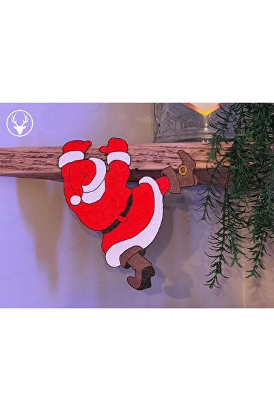 WELLCUT ihtiyacın3d 3D Baskı Asılı Noel Baba Süsü - Yılbaşı Dekorasyonu
