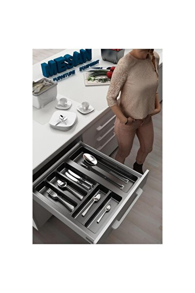 AyrStore Mutfak Çekmece Içi Düzenleyici, Kaşıklık 44Cm X 48Cm Yanlar Ve Boyda...