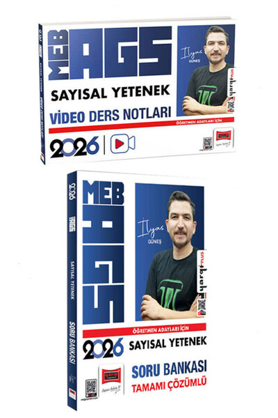 Yargı Yayınları 2026 MEB-AGS İlyas Güneş Sayısal Tamamı Çözümlü Soru Bankası+...