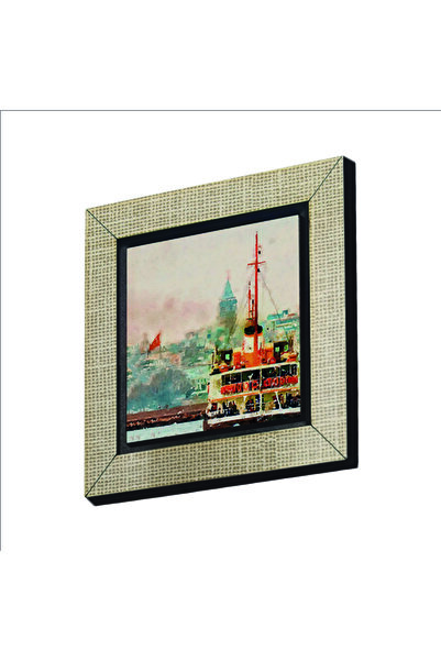 Souvenest Istanbul Steamship Printed Mdf Magnetkrt-033 Refrigerator Ornament