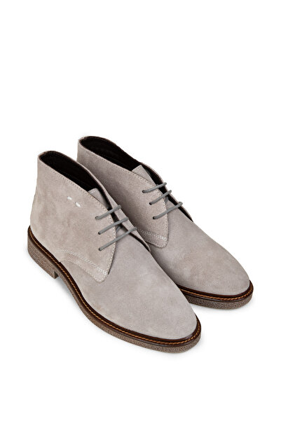 Deery Women's Genuine Suede Gray Boots