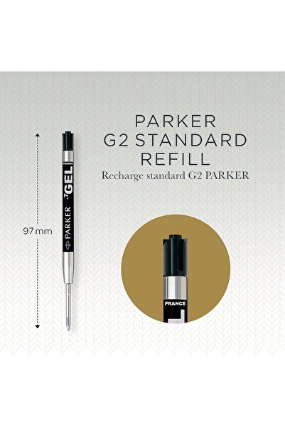 Parker Parker B Retractable Gel Pen Refills, Black Ink, 2-Pack - 2185