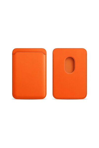 HYPERSOFT Magnetic Leather Wallet Card Holder with Magsafe Compatible with iPhone 11-12-13-14-15-16-17 Series