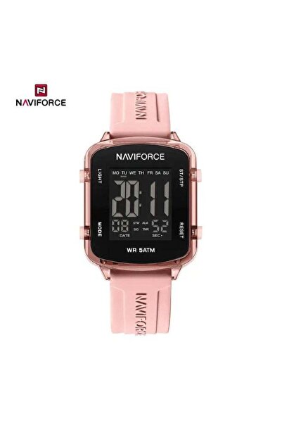 Naviforce Women's Fashion Transparent Waterproof Silicone Strap Watch