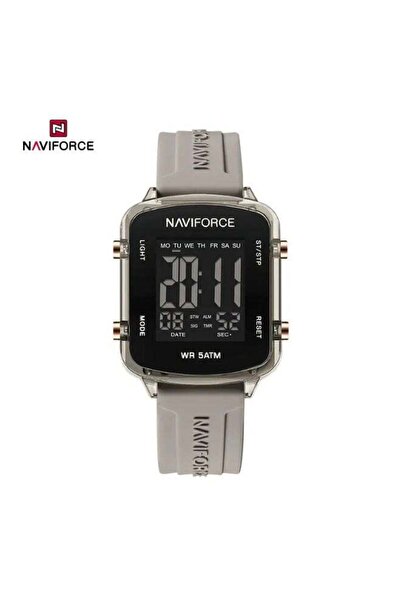 Naviforce Women's Fashion Transparent Waterproof Silicone Strap Watch NF7120