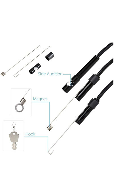 Generic 3-in-1 USB HD Industrial Endoscope Camera 5.5mm – Type-C/USB/Micro