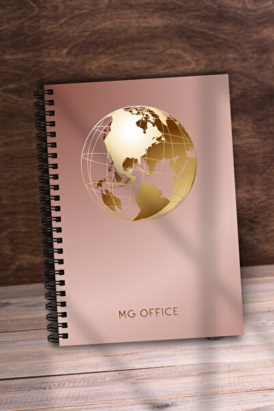 MG Office Vellum A5 Spiral Notebook 80 sheets Globus Aureus | White Vellum Notebooks 80g/m²