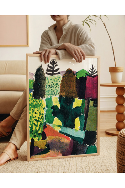 ARTHOUSECOLLECTIVE Paul Klee - Park - Painting Unframed Poster in Dimensions