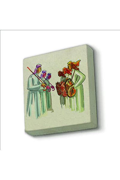 Souvenest Middle East Visual Printed Natural Stone Magnetkrg-077 Refrigerator Ornament