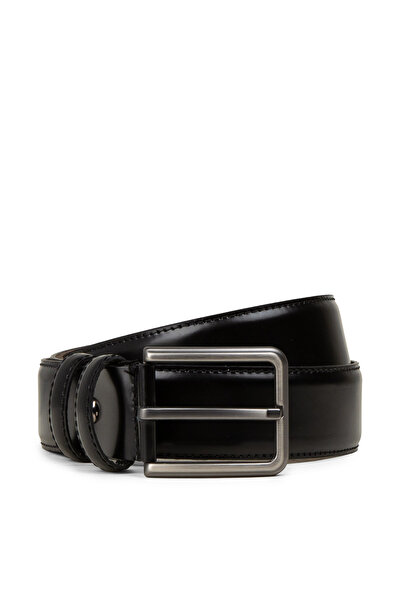Deery Genuine Leather Black Men's Belt