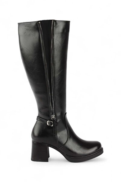 luuq shoes Zahi̇ra Women's Adjustable Heel Boots