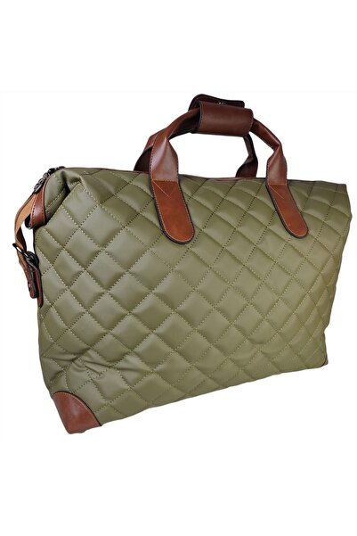 CANARİS Nua Quilted Premium Weekender Mom & Travel Organizer Bag – Large Size Handcrafted Tote