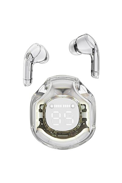 OEM Wireless Earbuds Bluetooth 5.3 Type-C IPX4 AI Noise Reduction C30 Pearl White