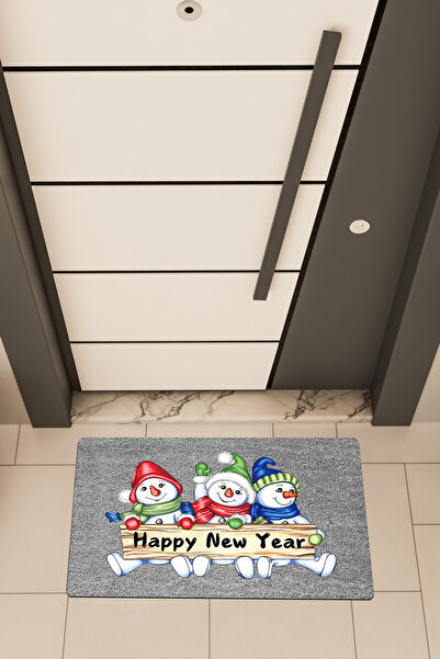 Dormot Високоякісний цифровий друк, Новий рік, Веселого Різдва, новорічна тематика, килимок для дверей