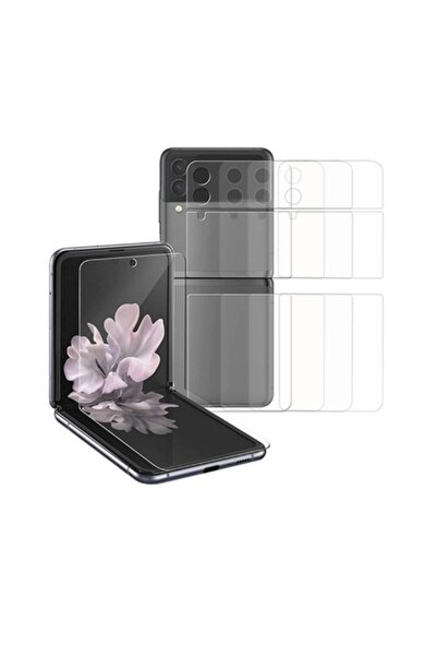 OEM Premium hybrid flexible glass protector for Samsung Galaxy Flip 3 5G, transparent, set of 4