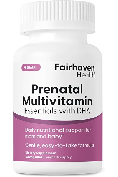 Fairhaven Health Prenatal Women Multivitamin DHA Vitamin Choline Myo-Inositol...