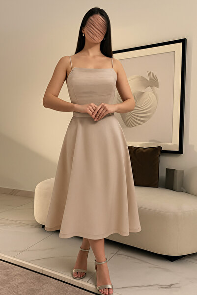 Liva فستان بيج ناعم بحزام