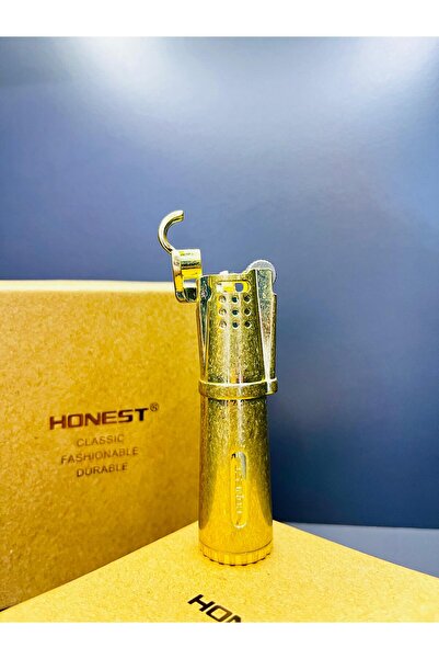 Honest Pirinç Alaşım Eskitme Model Benzinli Lüks Çakmak