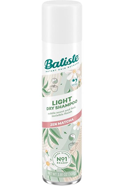 Batiste Light Dry Shampoo, Zen Matcha, Invisible Finish, 3.81 Oz