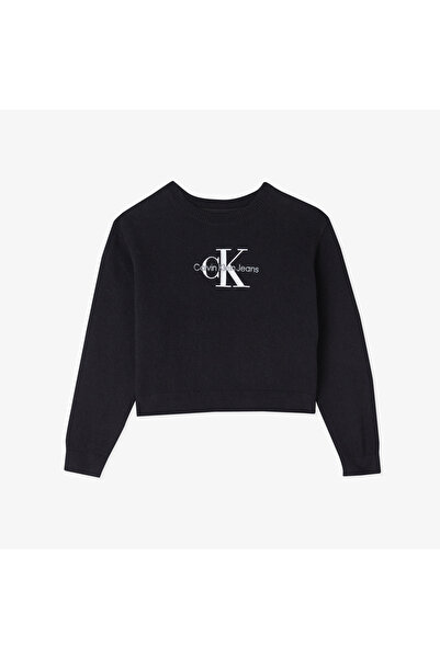 Calvin Klein Monologo Çocuk Siyah Triko