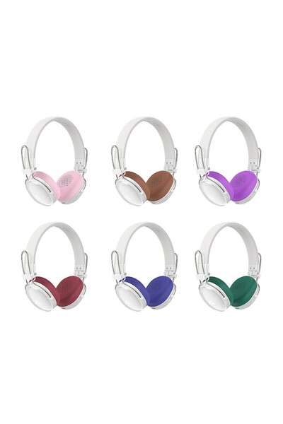 Acefast H7 Wireless Headphones Type-C, Bluetooth 5.4, IP54, Hi-Fi, 500mAh - Pearl White