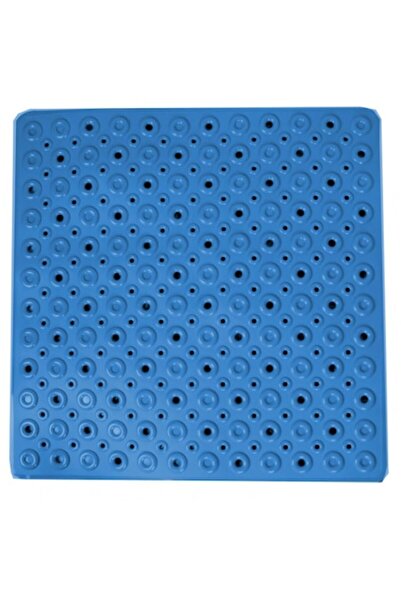 TOM Covoras dus cu ventuze anti alunecare, albastru,53 x 53 cm