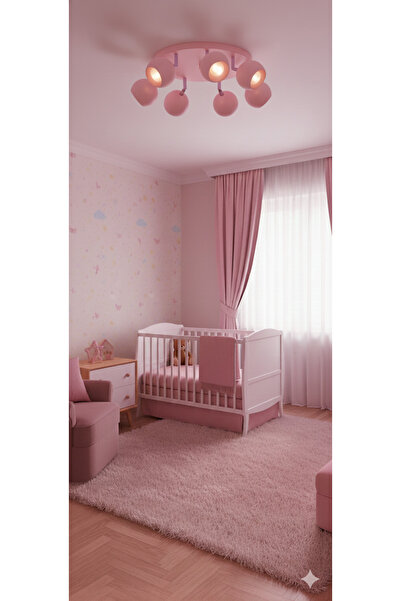 demet habek mylights GU10 YEDİLİ 7 Lİ KÜRE HAREKETLİ BAŞLIK BEBEK ÇOCUK ODASI...
