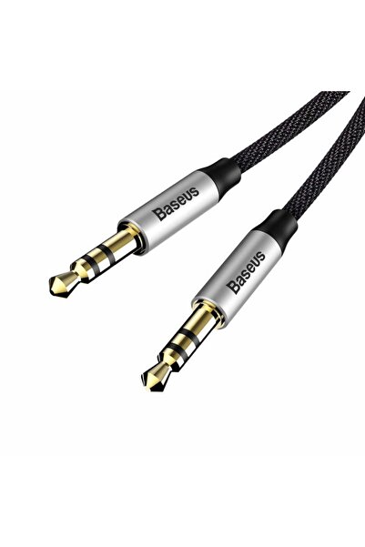 Baseus Audio Jack-to-Jack Cable 1.5m (R69, Nylon, Deep Dark)