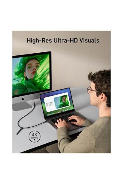 Anker USB4 Gen 2 Type-C to Type-C Cable A80N1H11, 0.9m, 20Gbps, 4K, 240W