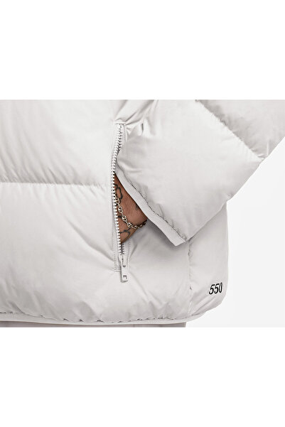 Nike Men's down jacket coat m nk tf club puffer jacket 650 white men's puffer jacket