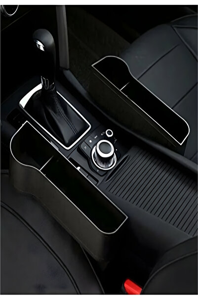 figiza Car Seat Organizer Auto Console Side Pocket Cup Holder Car Seat Console Phone Holder Single