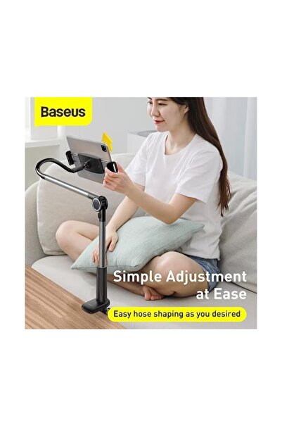 OEM Adjustable sturdy clamp stand for phones and tablets 4.7-12.9 inch - Black