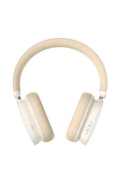 OEM Wireless Headphones with Microphone, C13, Hard Plastic, CreamyPearl White