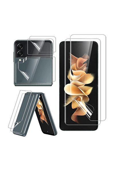 OEM Premium hybrid flexible glass protector for Samsung Galaxy Flip 3 5G, transparent, set of 4